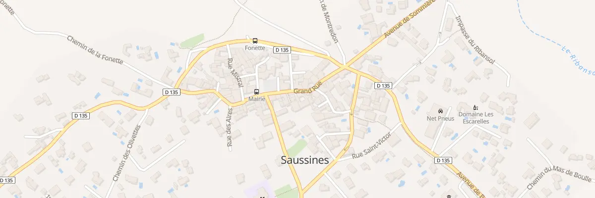 Plan du 46 Gr Grand Rue à Saussines