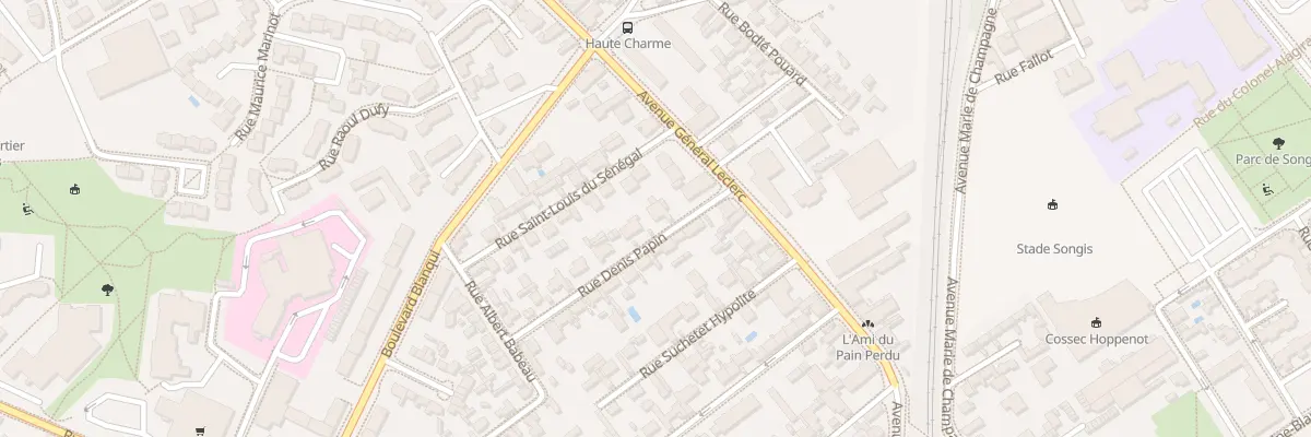 Plan du 4 Rue Denis Papin à Troyes