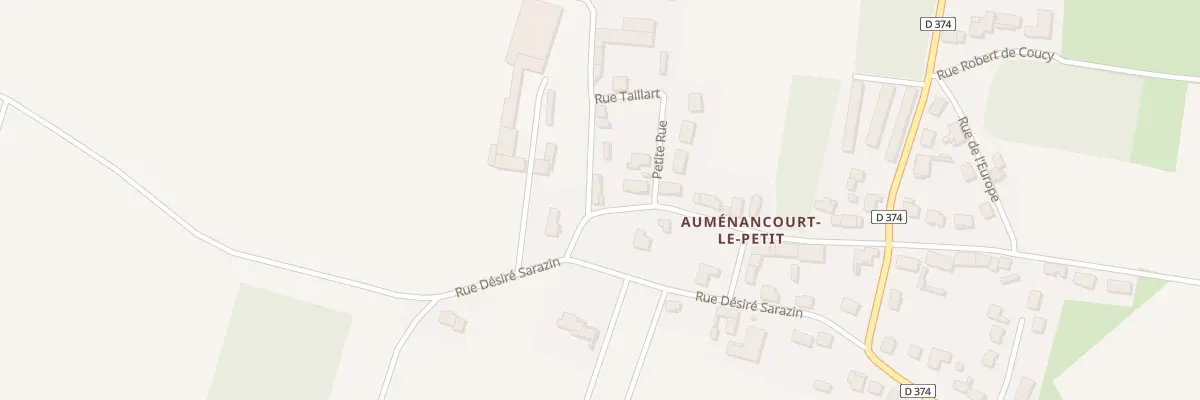 Plan du 3 Rue St Thierry à Auménancourt