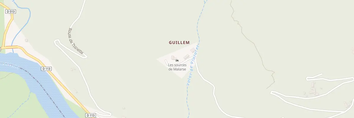 Plan du 639 Che du Mas Guilhem à Malarce-sur-la-Thines