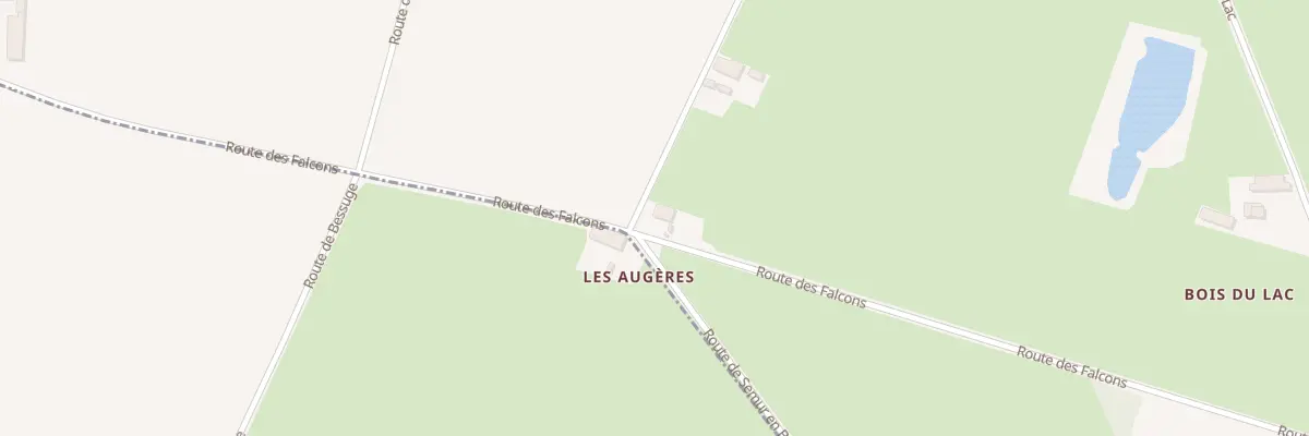 Plan du 5083 Les Augeres du Bois du Lac à Anzy-le-Duc