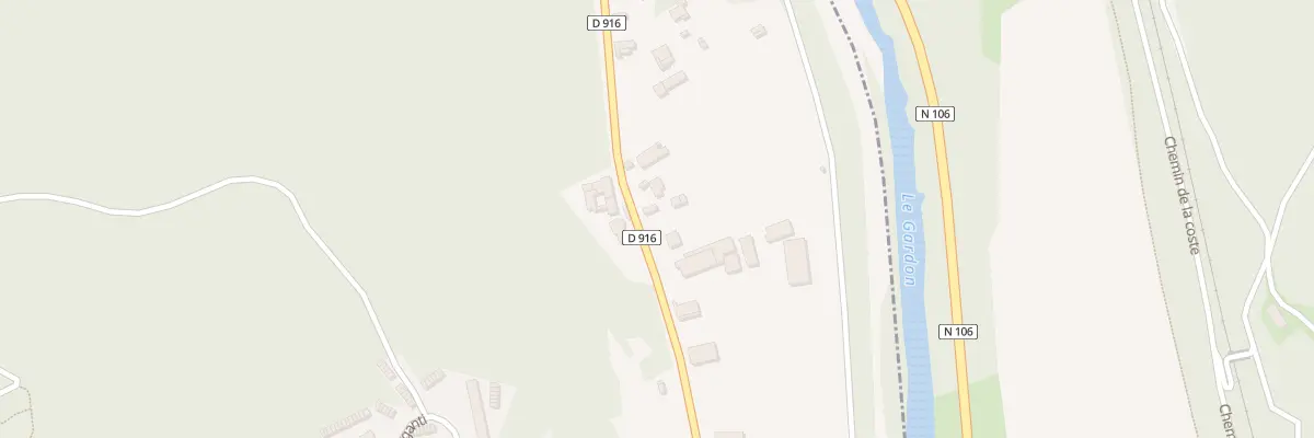 Plan du 540 Rte de la Grand Combe à Cendras