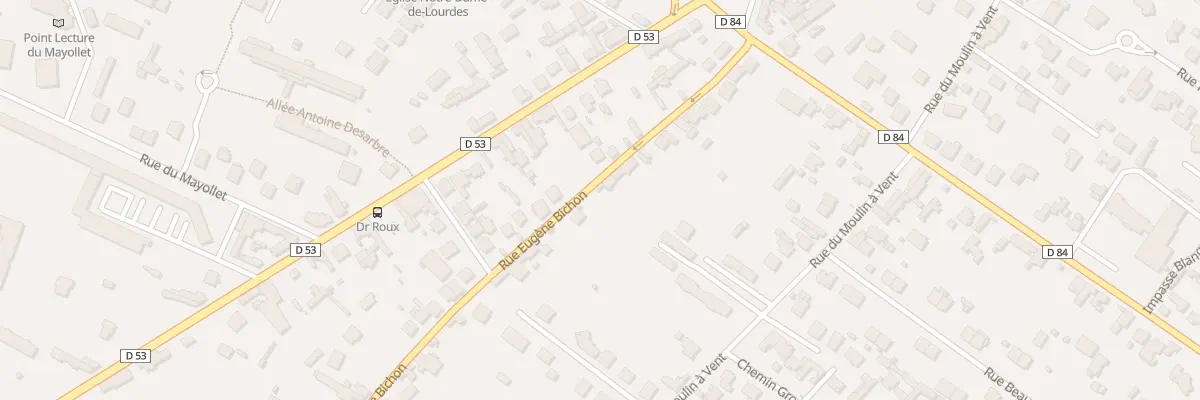 Plan du 35 Rue Eugène Bichon à Roanne