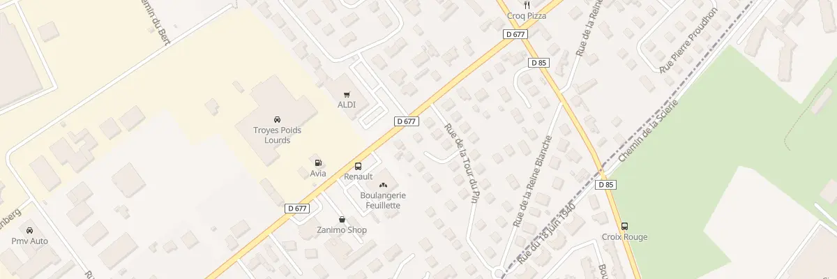 Plan du 6 Rue Alain Lesage à Saint-André-les-Vergers
