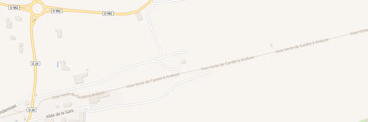 Plan du 80 Rte d’Ales à Lézan
