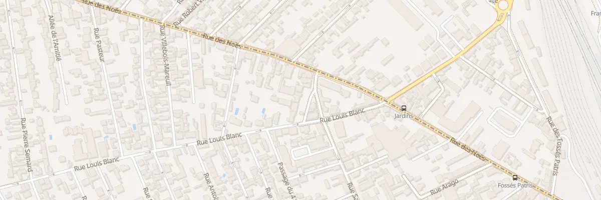 Plan du 3 Rue Beaujon à Sainte-Savine