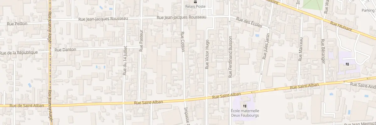 Plan du 45 Rue Cotton à Roanne