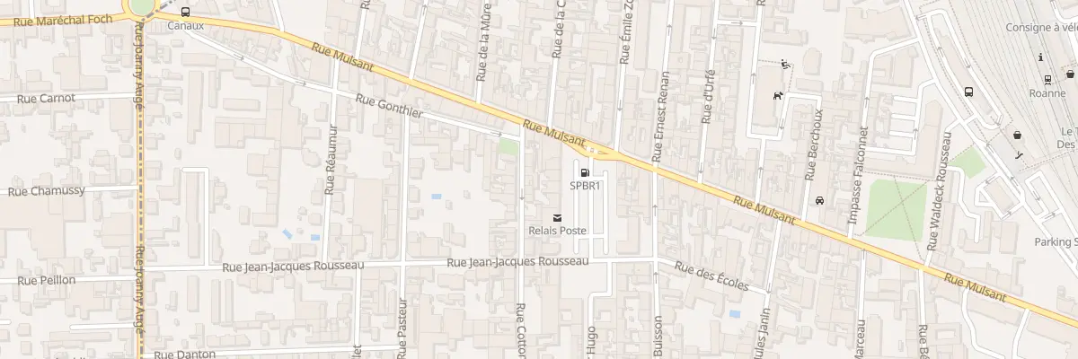 Plan du 9 Rue Cotton à Roanne