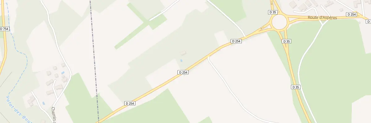 Plan du 268 Rte d’Aspères à Salinelles