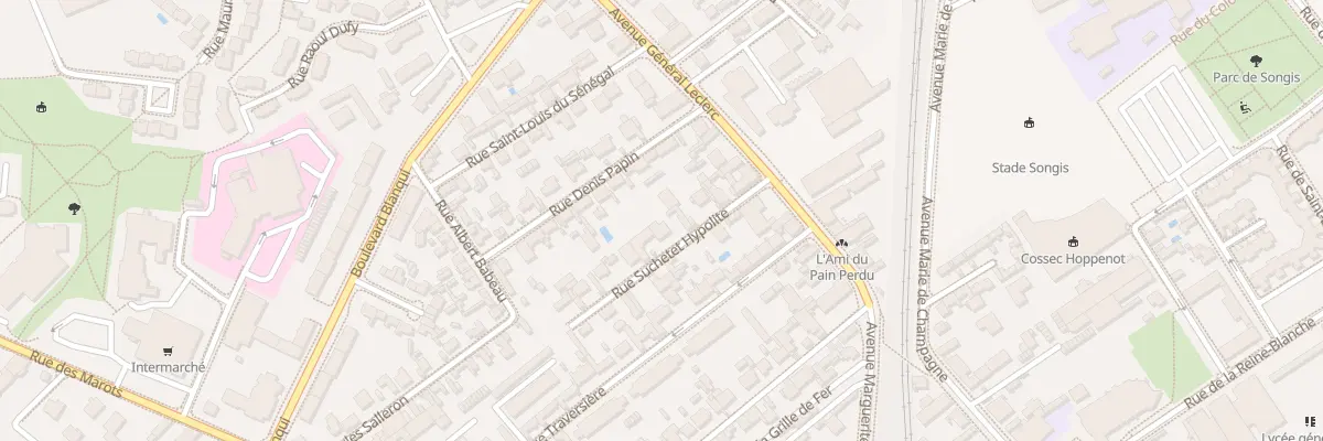 Plan du 8B Rue Hippolyte Suchetet à Troyes