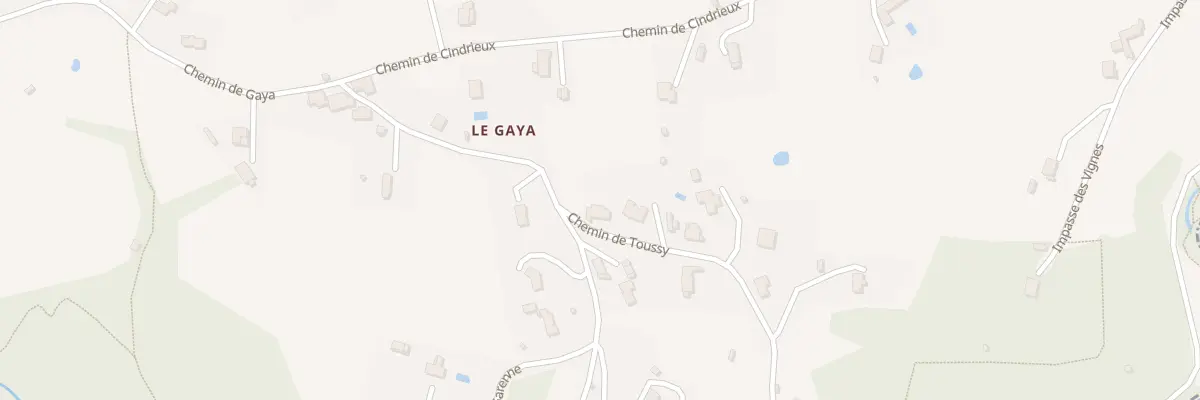 Plan du 1 Che de Toussy à Écotay-l’Olme