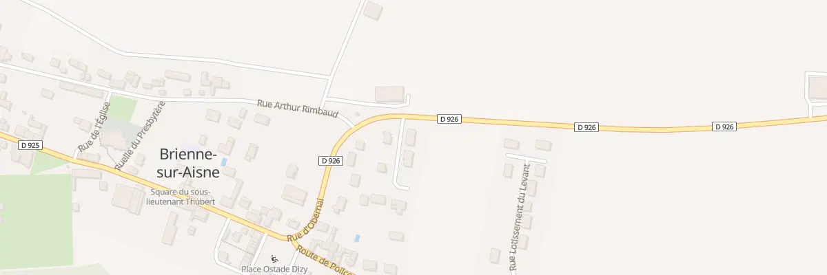 Plan du 1 Les Mazures à Brienne-sur-Aisne