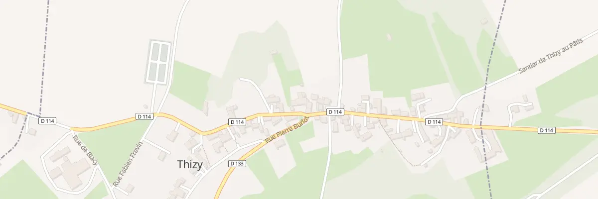 Plan du 4 Rue Edme Marie Cadoux à Thizy