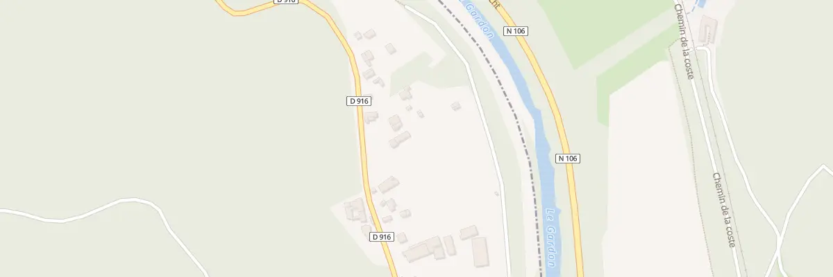 Plan du 610 Rte de la Grand Combe à Cendras