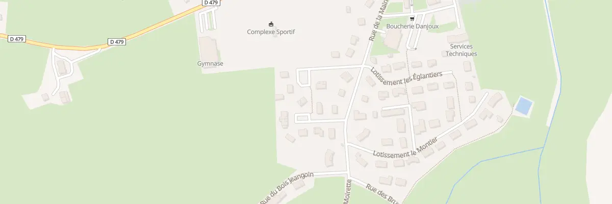 Plan du 14 Lot les Tilleuls à Vitry-en-Charollais