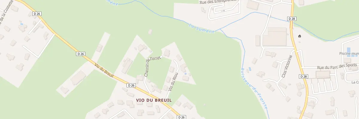 Plan du 124 Vio du Riou à Saint-Julien-Chapteuil