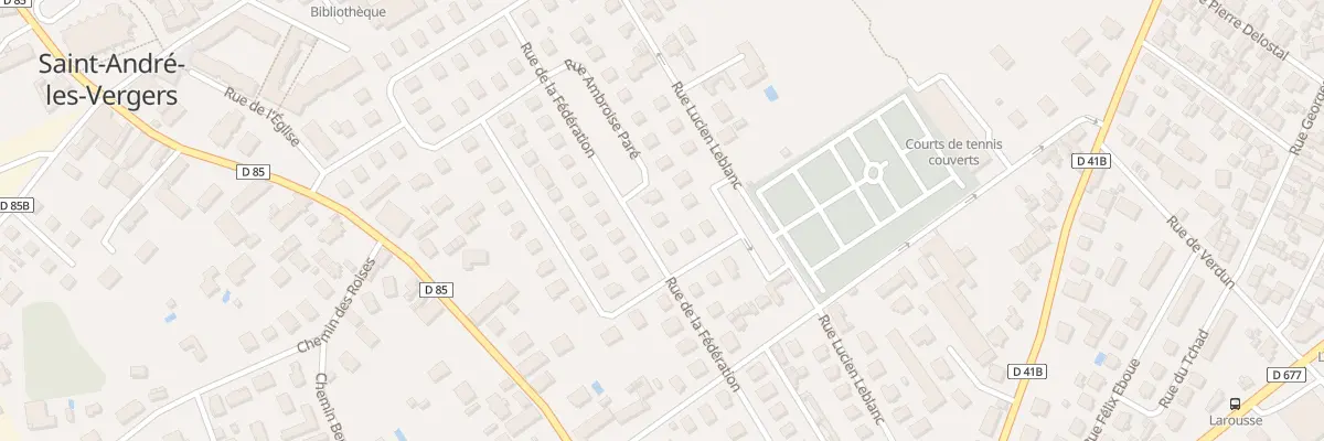 Plan du 3 Rue de la Federation à Saint-André-les-Vergers