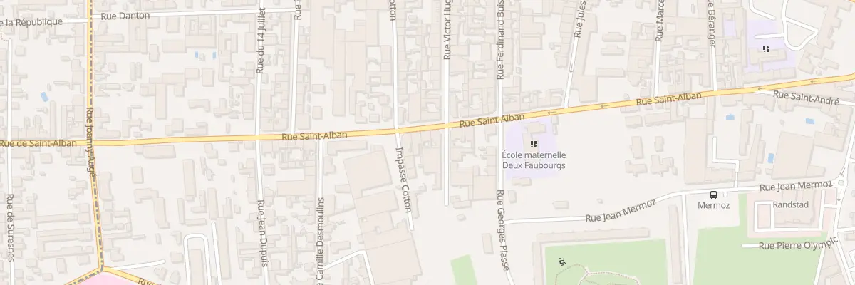 Plan du 49 Rue Saint-Alban à Roanne