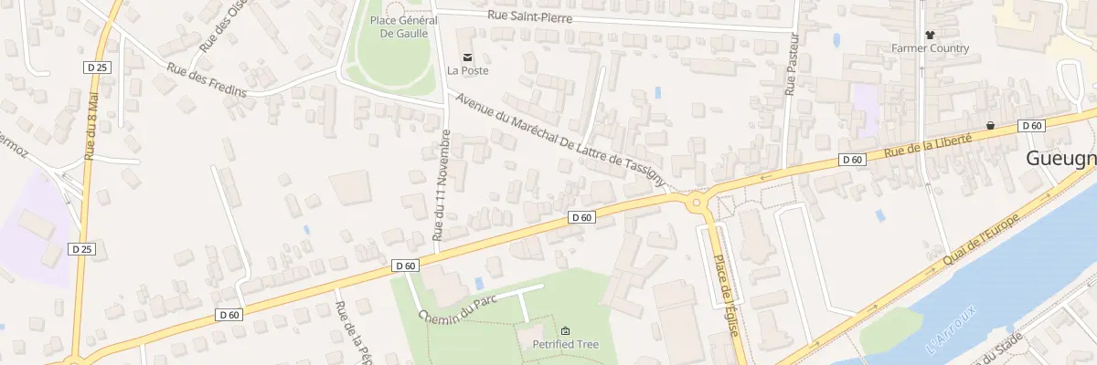 Plan du 14 Rue Jean Bouveri à Gueugnon