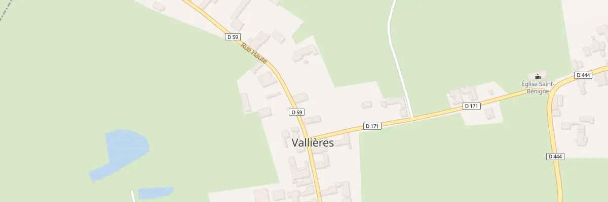 Plan du 20 Rue Haute à Vallières