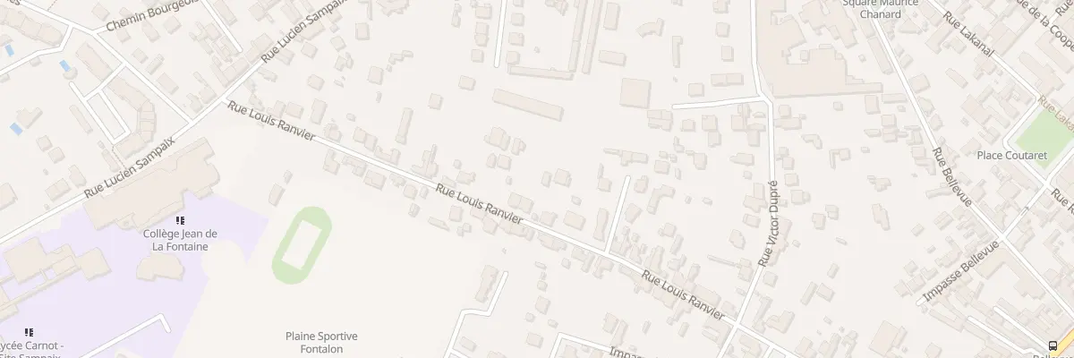 Plan du 82 Rue Louis Ranvier à Roanne