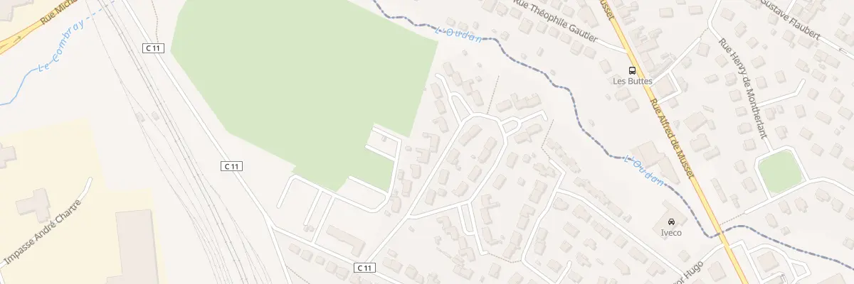 Plan du 195 Rue Gilberte du Martray à Riorges
