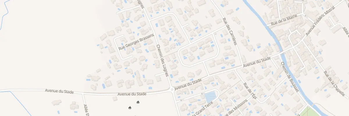 Plan du 45 Rue Joseph Delteil à Valergues