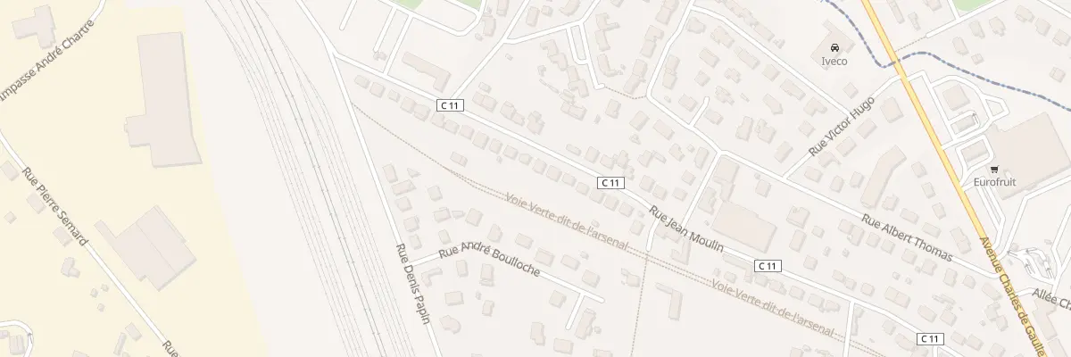 Plan du 547 Rue Jean Moulin à Riorges