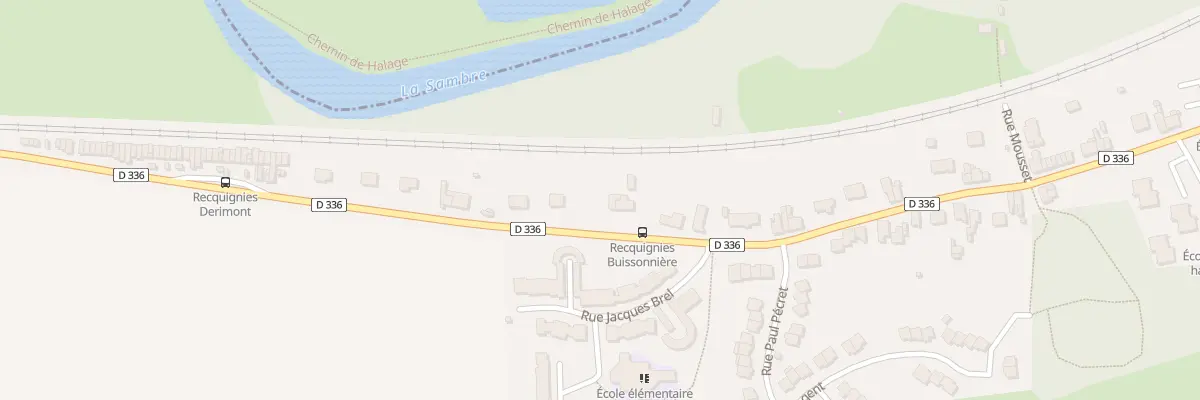 Plan du 13 Rue à Beugnies Ham de Rocq à Recquignies