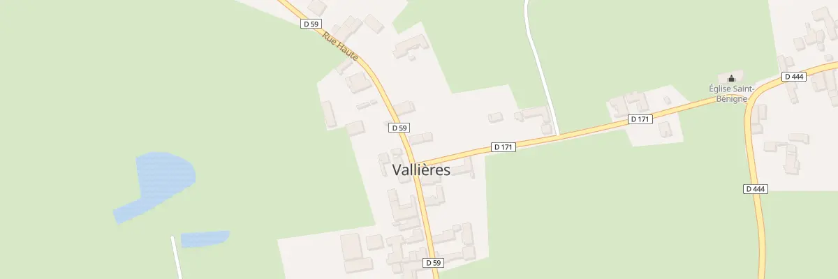 Plan du 22 Rue Haute à Vallières