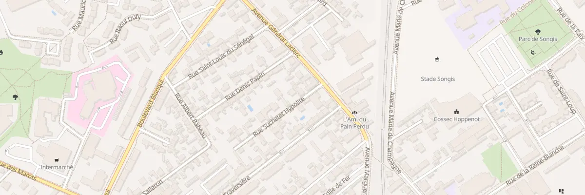 Plan du 6 Rue Hippolyte Suchetet à Troyes