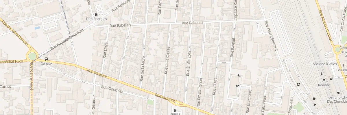 Plan du 18 Rue de la Chaize à Roanne