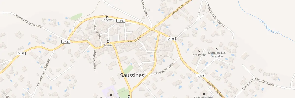 Plan du 65 Rue du Moulin à Vent à Saussines