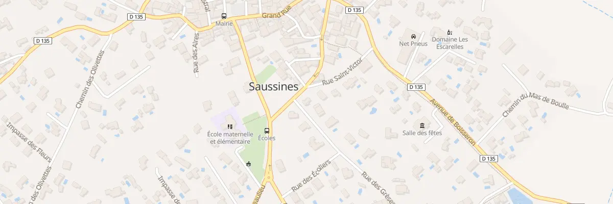 Plan du 6 Rue Saint-victor à Saussines