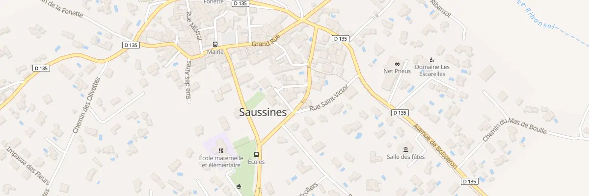 Plan du 97 Rue Neuve à Saussines
