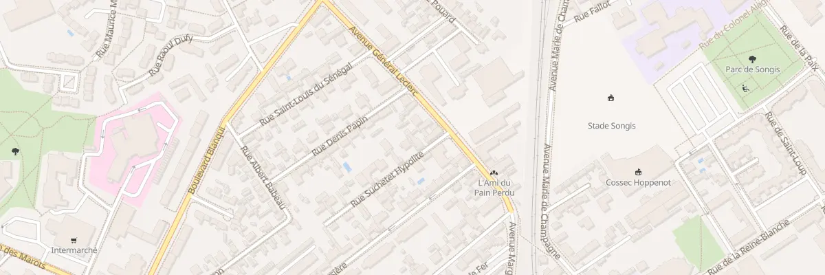 Plan du 4 Rue Hippolyte Suchetet à Troyes