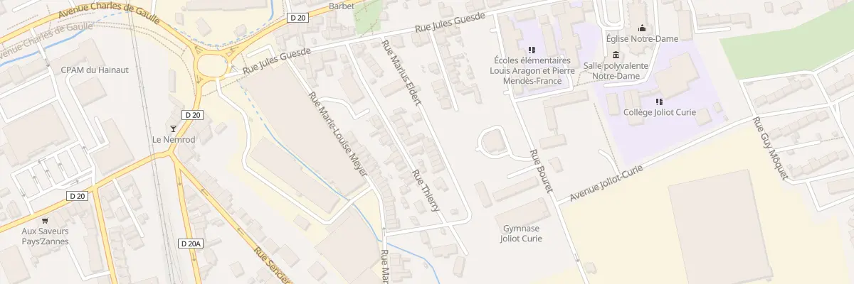 Plan du 28 Rue Marius Eldert à Fourmies