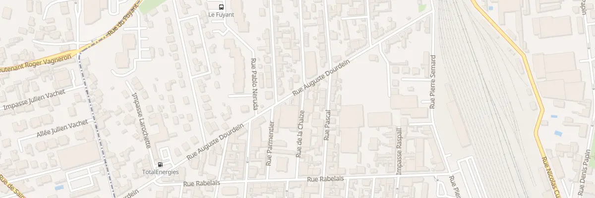 Plan du 39 Rue Auguste Dourdein à Roanne