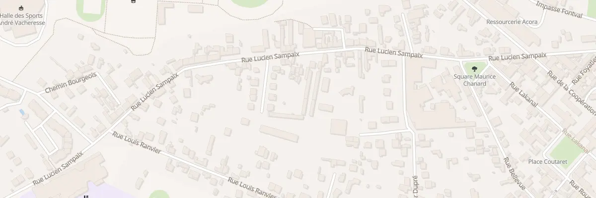 Plan du 117B Rue Lucien Sampaix à Roanne