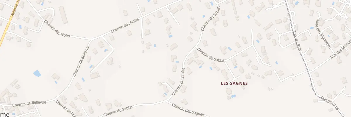 Plan du 19 Che du Sablat à Écotay-l’Olme