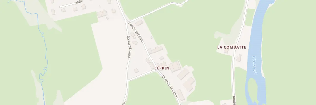 Plan du 456 Che de Cefrin à Vendenesse-sur-Arroux