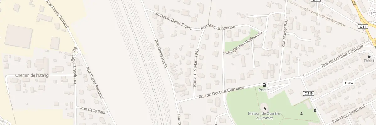 Plan du 91 Rue du Dix Neuf Mars 1962 à Riorges