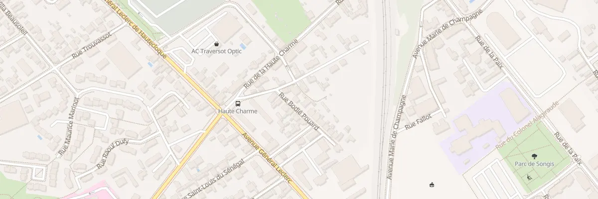 Plan du 24 Rue Bodie Pouard à Troyes
