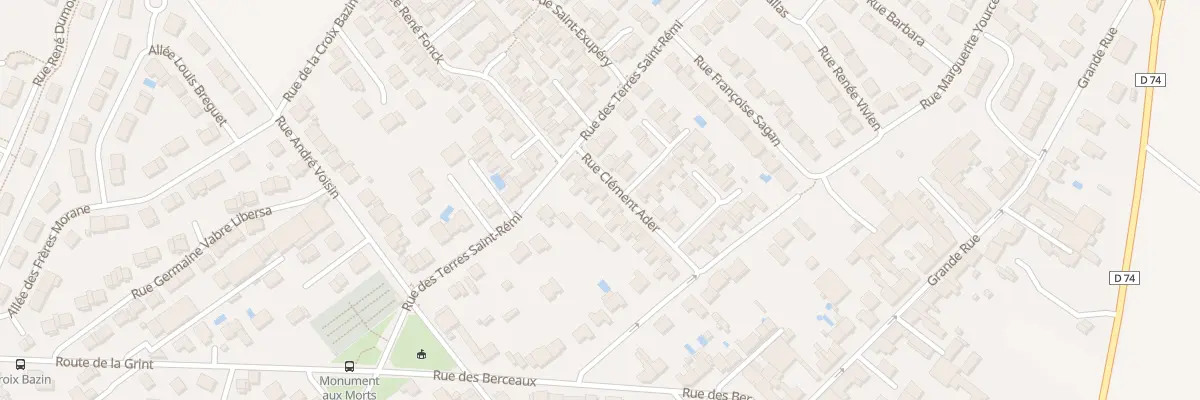 Plan du 6 Rue Clément Ader à Bétheny