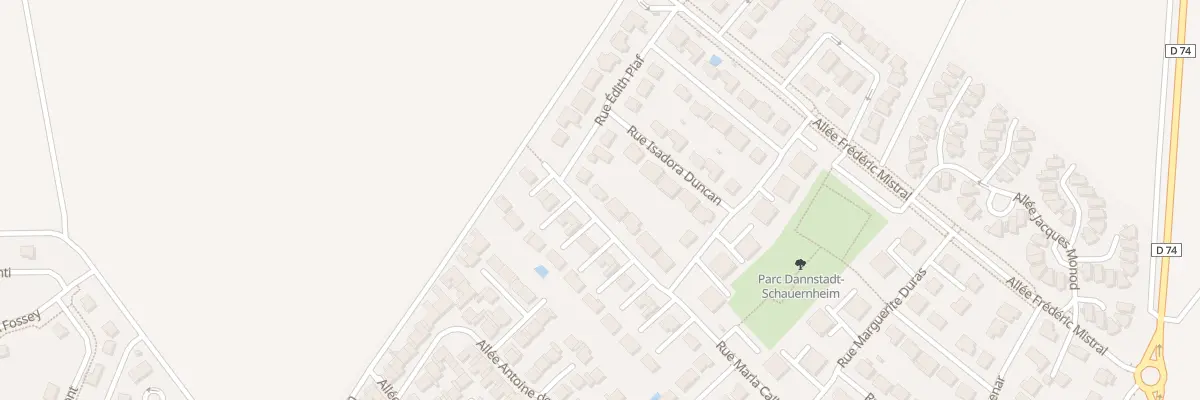 Plan du 10 Rue Maria Callas à Bétheny