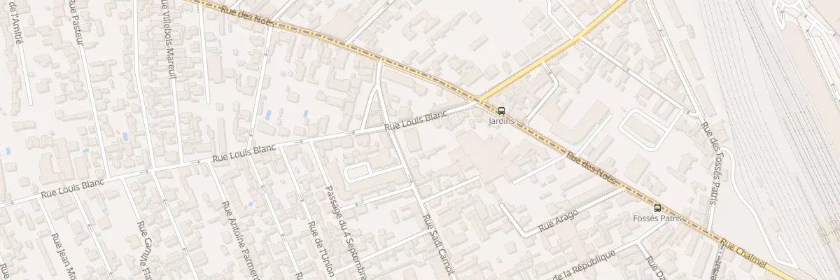 Plan du 7 Rue Louis Blanc à Sainte-Savine