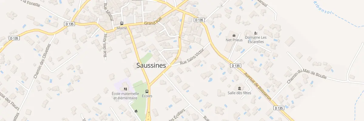 Plan du 114 Rue Neuve à Saussines