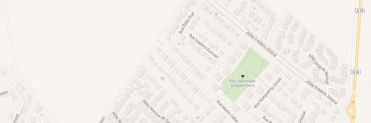 Plan du 8 Rue Maria Callas à Bétheny
