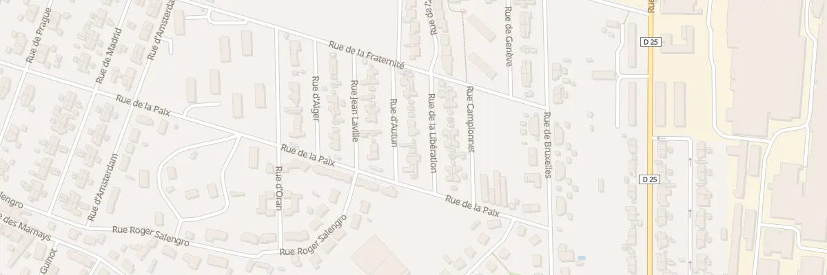 Plan du 17 Rue de la Libération à Gueugnon