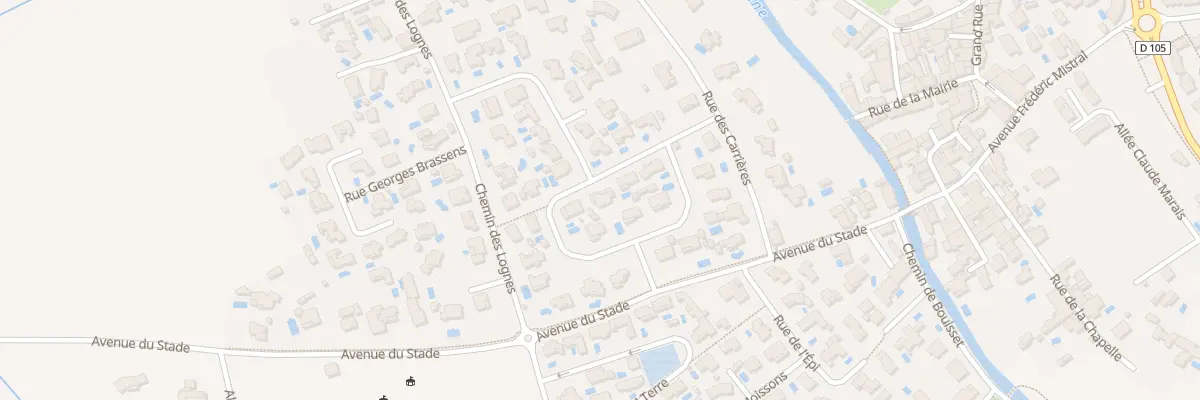Plan du 2 Rue Joseph Delteil à Valergues